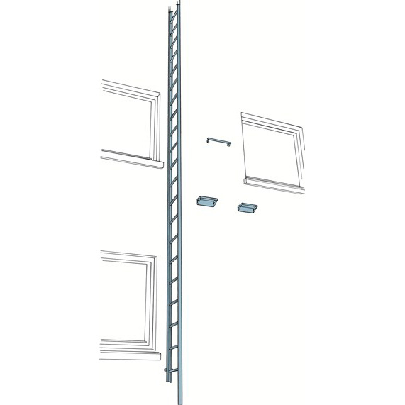 Skeppshult Utrymningsstege F�llbar
