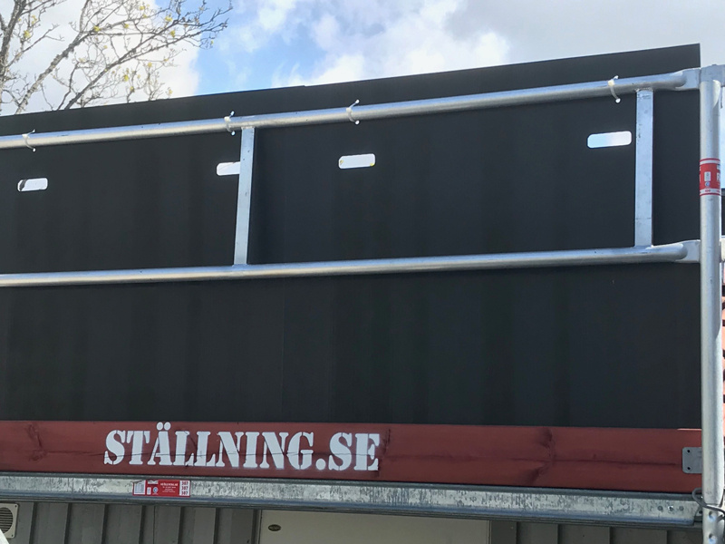 Fallskyddsskiva 115x110 cm